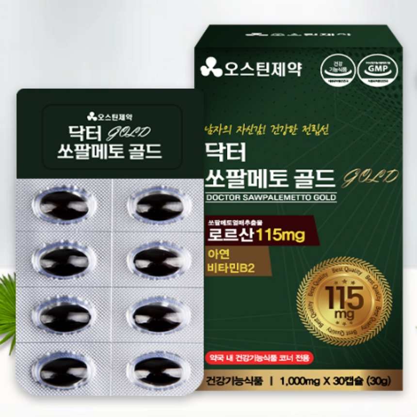 닥터 쏘팔메토 골드 1000mg 90캡슐, 1개