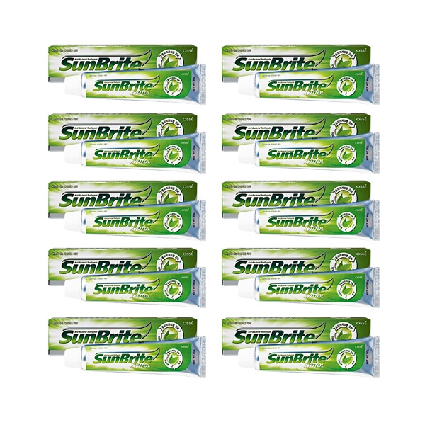 오쎄 썬브라이트 자일리톨 플러스 치약 90g, 10개