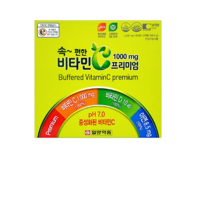 일양약품 속편한 <b>중성</b>화 <b>비타민C</b> 120정, 1개