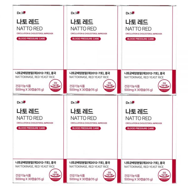 닥터포틴 나토레드 나토균배양분말 <b>연질캡슐</b> 30<b>캡슐</b>, 1개