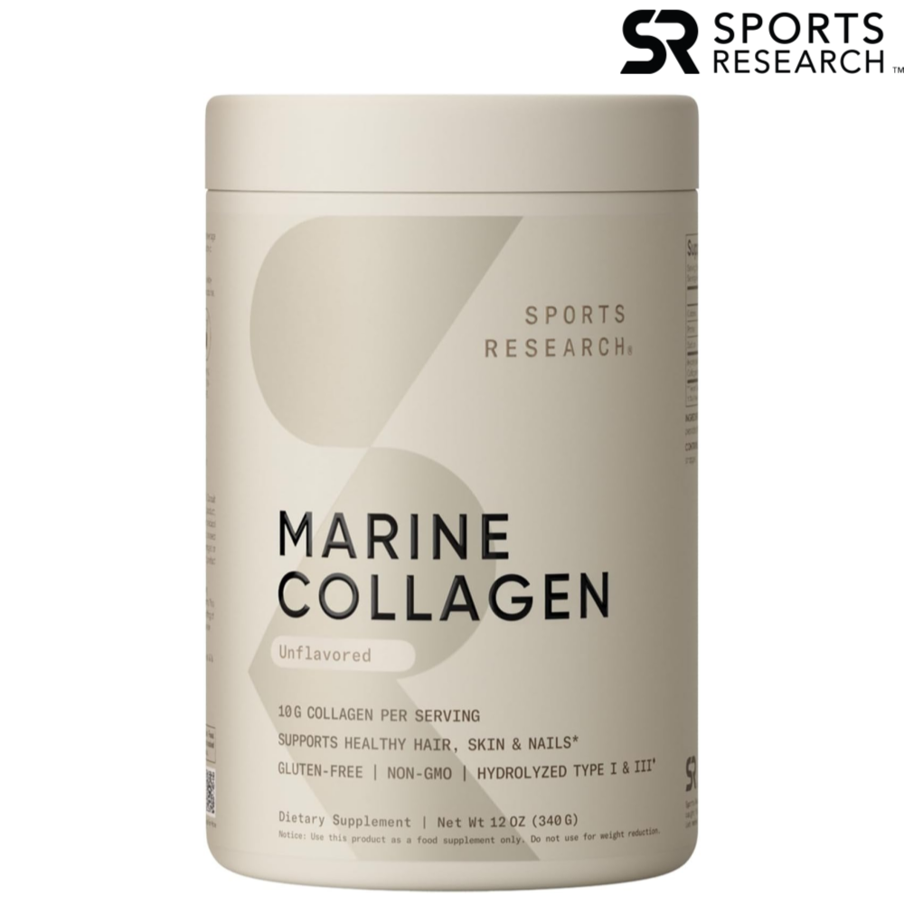 스포츠리서치 <b>마린 콜라겐 펩타이드</b> 언플레이버드 340g, 1개