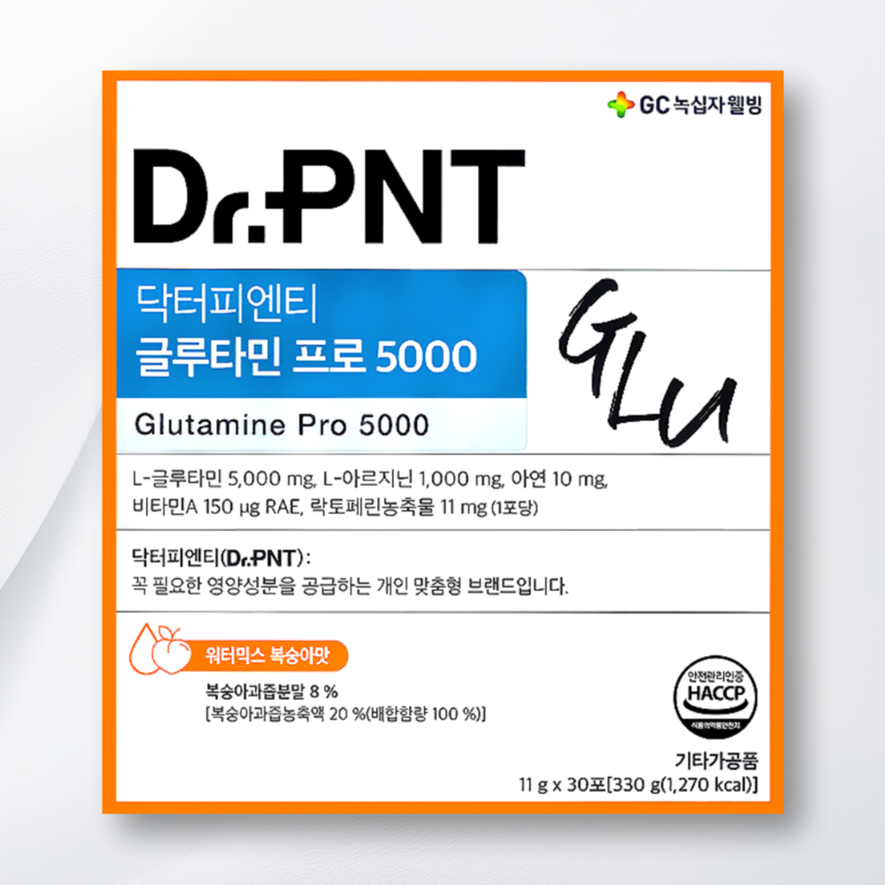 콜마비앤에이치 닥터피엔티 <b>글루타민</b> 프로 5000 30포, 1개