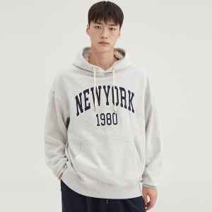 [스파오]NEWYORK 아플리케 후드풀오버 SPMNF4TC52