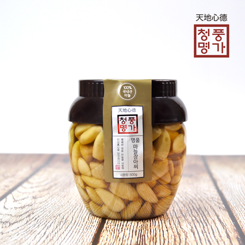 Cheongpung Myeongga Pickled Garlic 500g, 1 unit