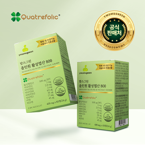 맘스그린 활성<b>엽산</b> 800 60정, 1개