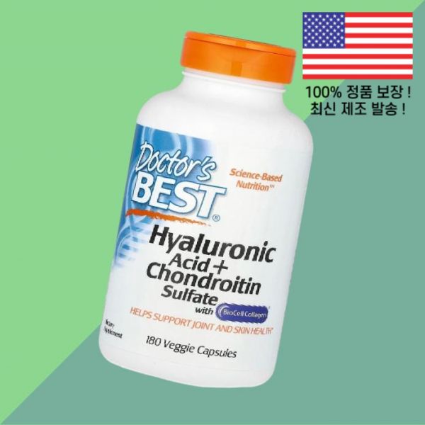 닥터스베스트 히알루론산 콘드로이친 바이오셀 콜라겐 180캡슐, 1개