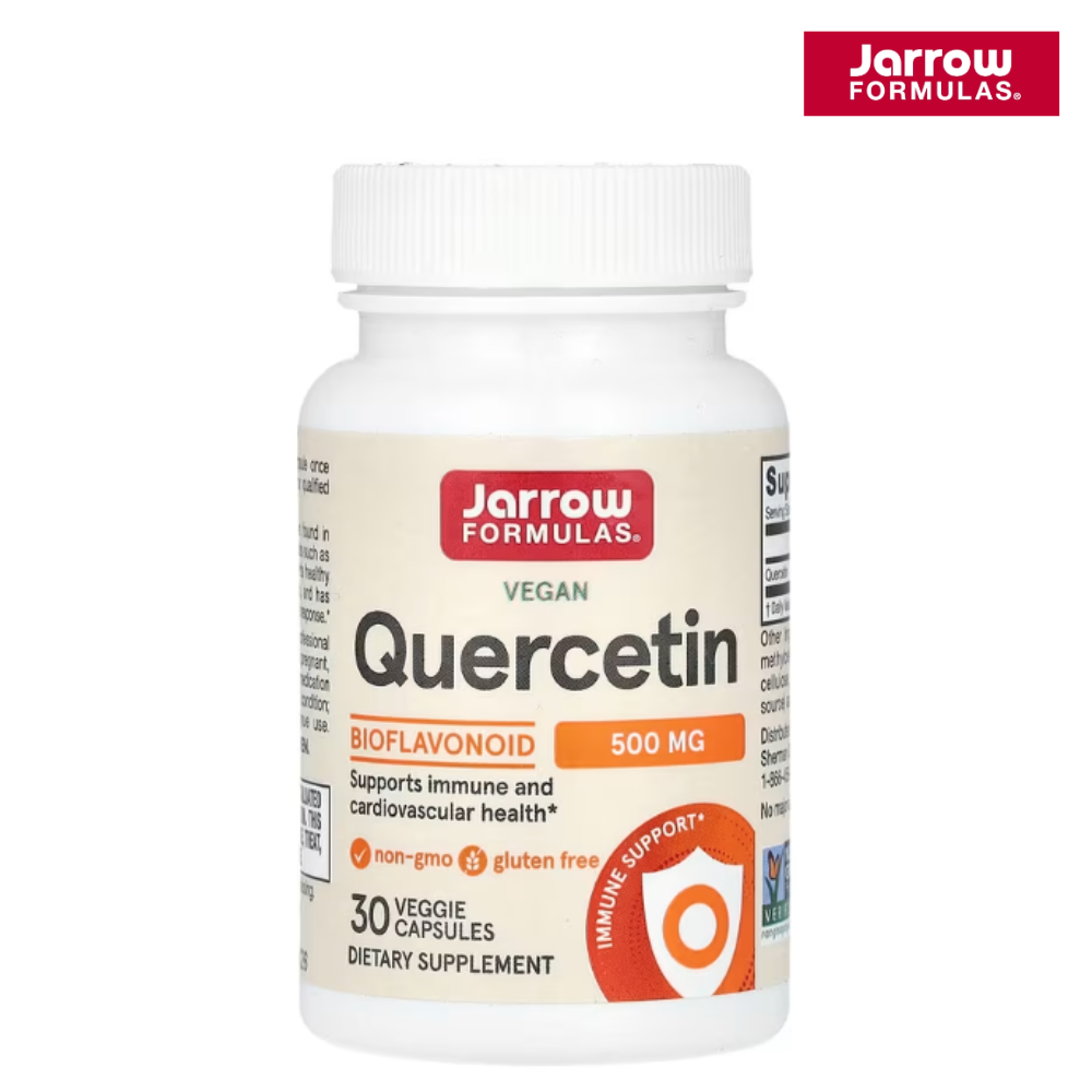 자로우포뮬러스 <b>퀘르세틴 500mg</b> 베지캡슐 바이오 플라보노이드 30캡슐, 1개