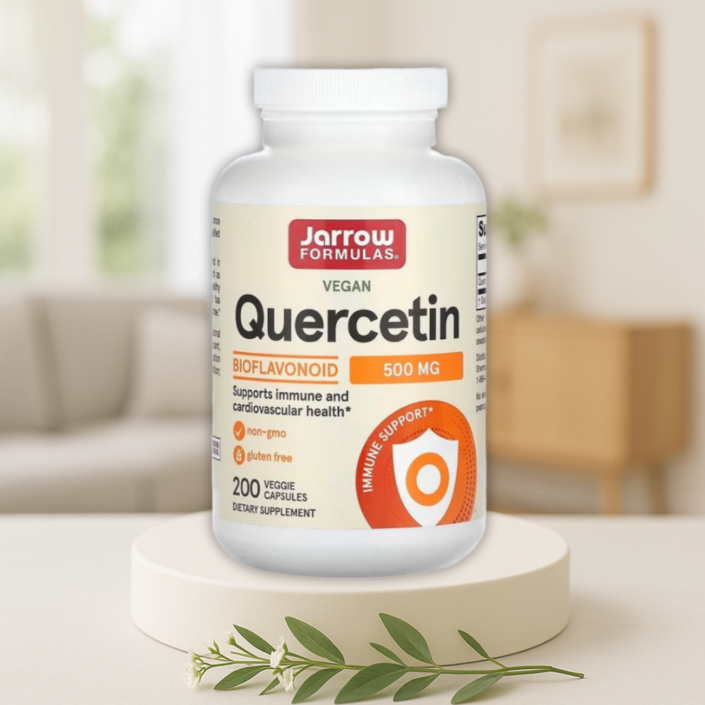자로우포뮬러스 <b>퀘르세틴 500mg</b> 베지캡슐 바이오 플라보노이드 200캡슐, 1개