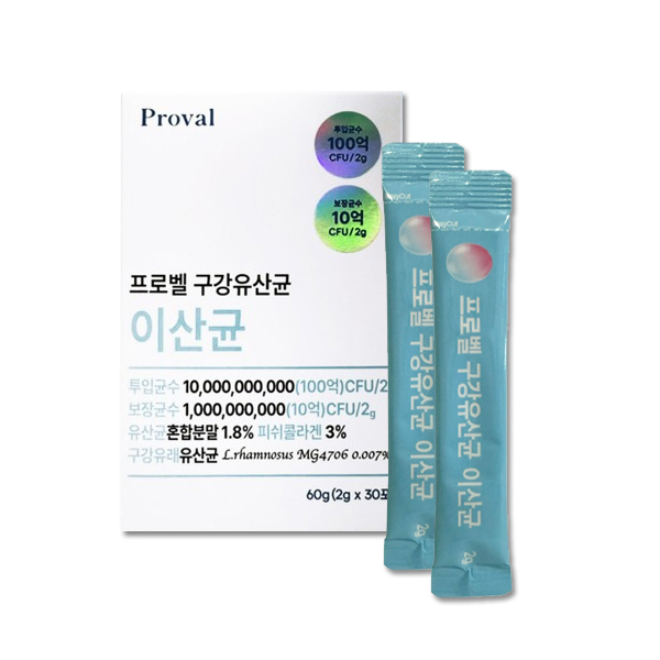 프로벨 구강유산균 이산균 30포, 1개