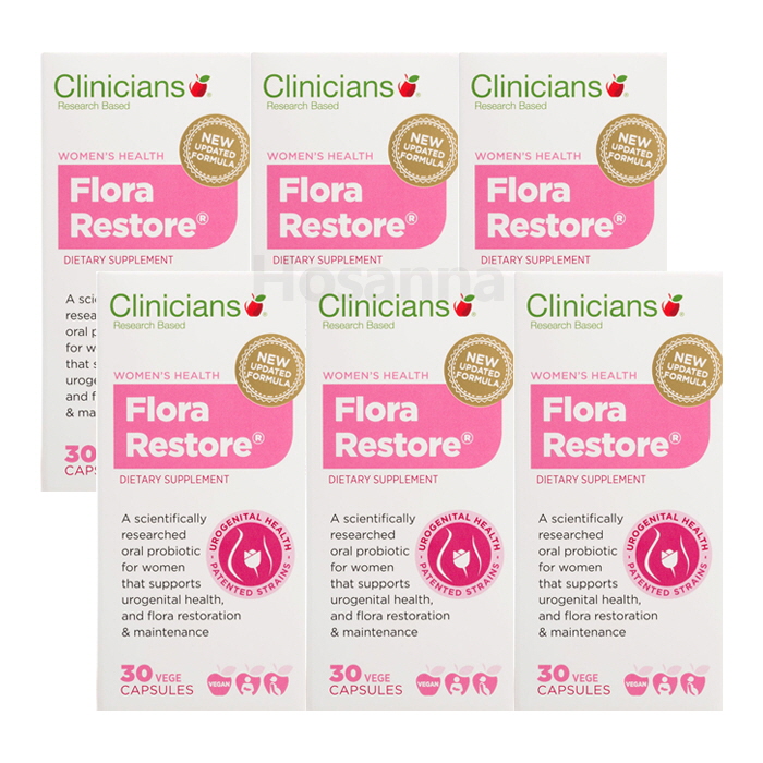 클리니션스 플로라 리스토어 여성 유산균 30캡슐, 1개