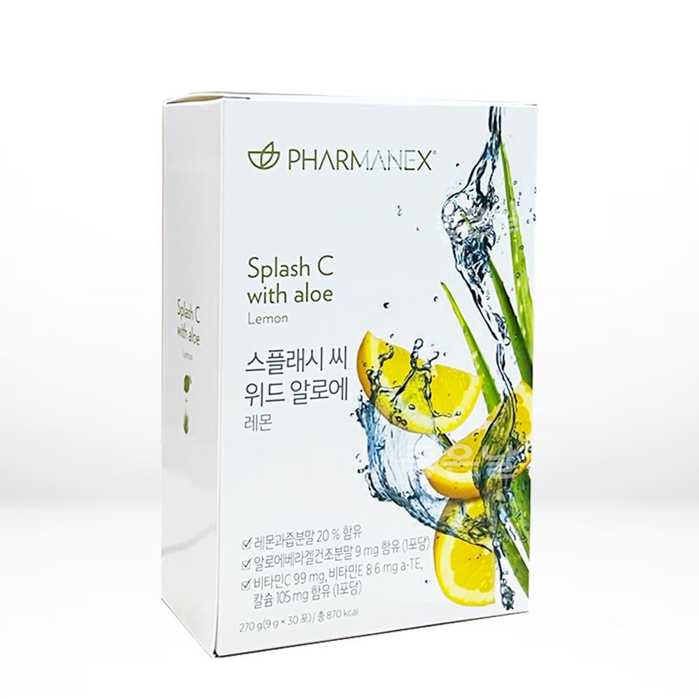 스플래시 씨 위드 <b>알로에</b> 레몬 30포, 1개