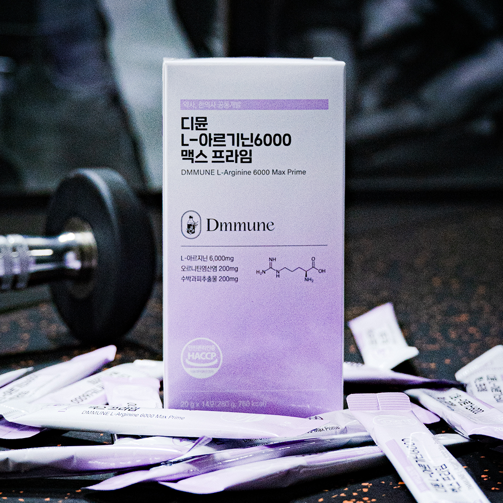 디뮨 <b>L 아르기닌</b> 6000 맥스 프라임 고함량 오르니틴 아연 블랙마카 14포, 1개