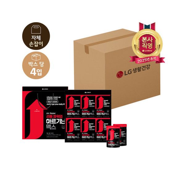 엘지생활건강 리튠 파워업 <b>아르기닌 맥스</b> 24포, 1개
