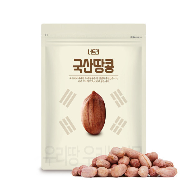 한솔 너트리 국내산 생땅콩 1kg, 1개