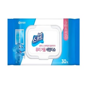 스카트 유리거울 세정티슈 30매