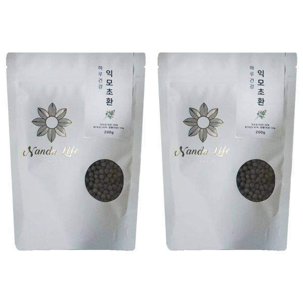 난다라이프 저온가공 하루건강 익모초환 200g 2개