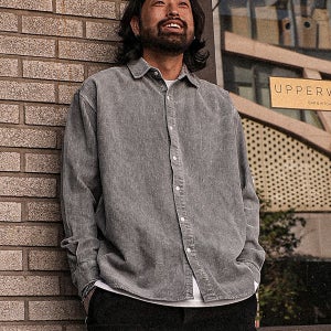 (L-5XL)노타디토 피그먼트 골덴셔츠[OKK 빅사이즈]