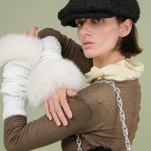 어썸니즈 Newsboy Cap_Curly Black