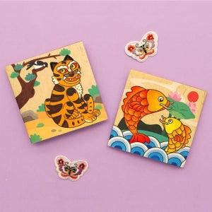 5set 추석 만들기 전통 민화 딱지 종이접기 우리나라 명절 학교