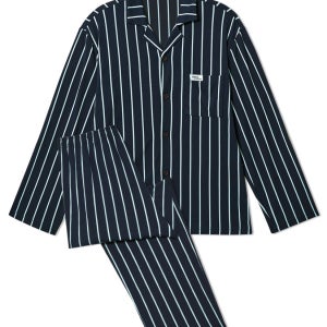 소프트터치 스트라이프 남성 파자마 세트