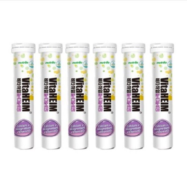 <b>누트릴로</b> 비타하임 <b>칼슘</b> 마그네슘 비타민D (6000mg x 15정) 6개