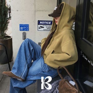 후드집업 [MADE/양기모]티벳 투웨이 크롭 후드집업