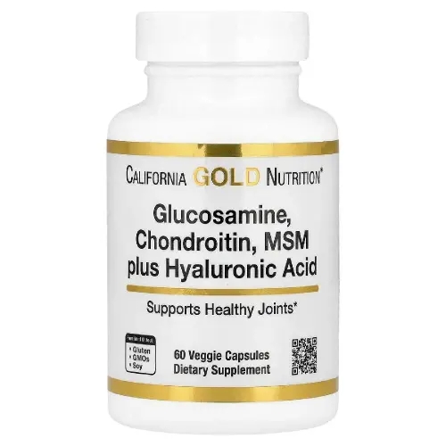 캘리포니아골드 <b>글루코사민 콘드로이틴 MSM 히알루론산</b> 조인트 헬시 캡슐 60정