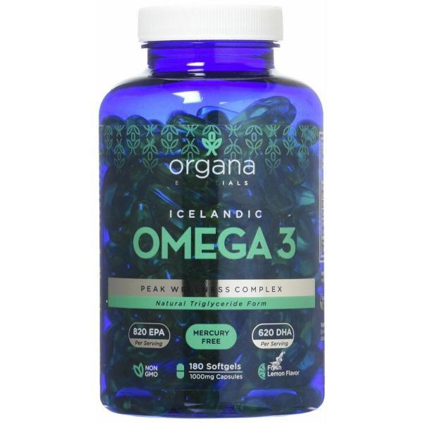Organa Essentials 오르가나 <b>에센셜 오메가 3</b> 피쉬오일 1000mg 80정