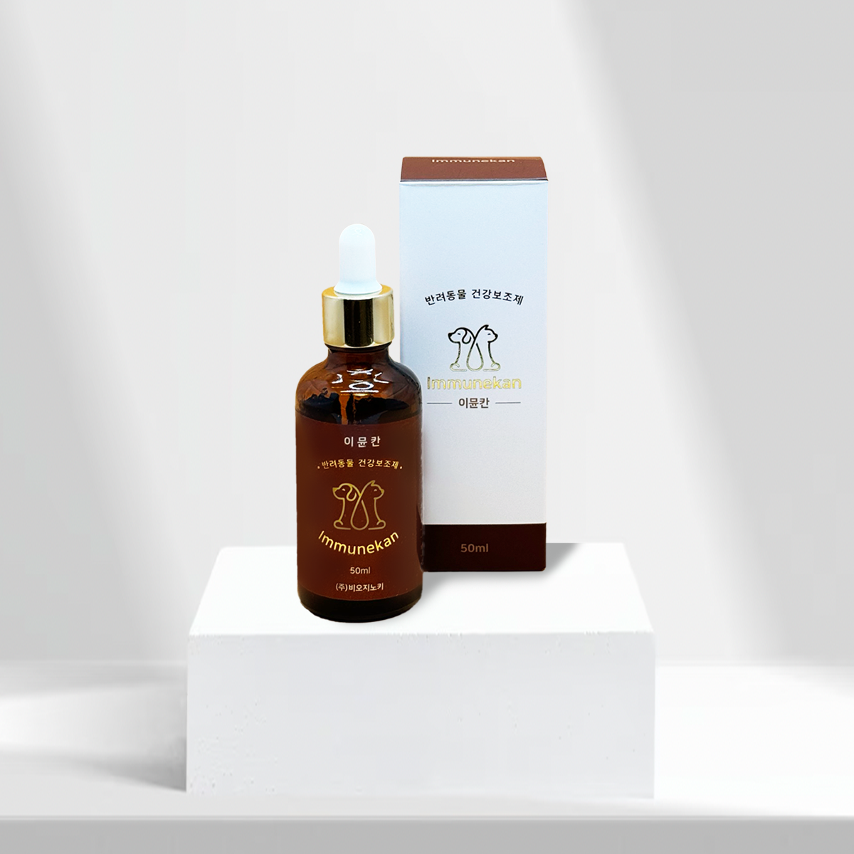 이뮨칸 베타글루칸 강아지 고양이 겸용 영양제 50ml