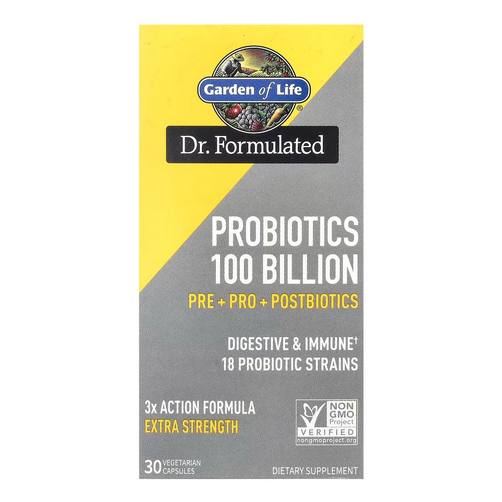 <b>가든오브라이프</b> 유산균 엑스트라 스트렝스 베지캡슐 30캡슐, 1개