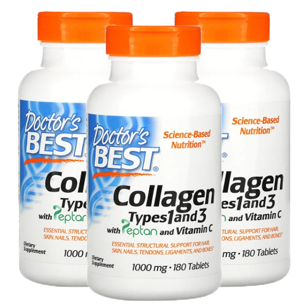 닥터스베스트 <b>콜라겐</b> 타입 1&amp;3 1000mg 타블렛 180정, 2개