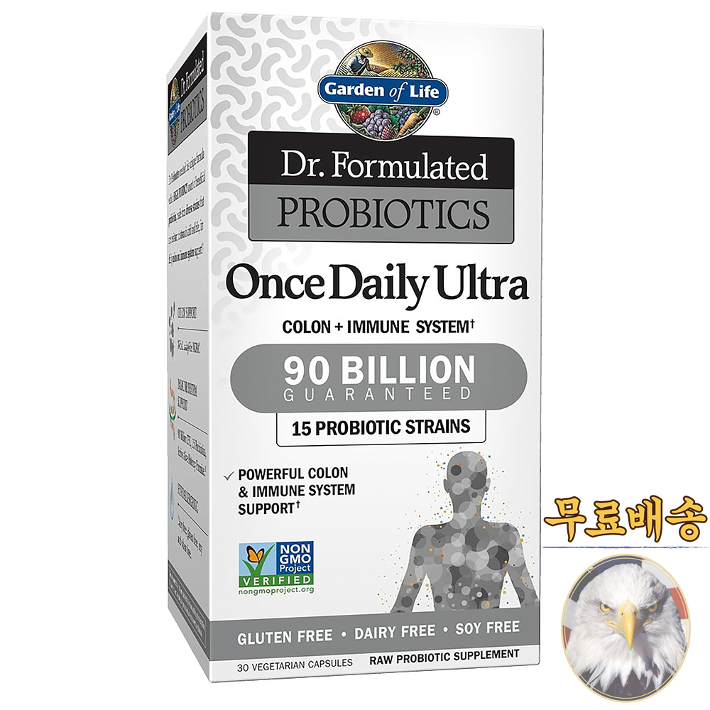 <b>가든오브라이프</b> 원스 데일리 울트라 <b>프로바이오틱스</b> 30캡슐, 1개
