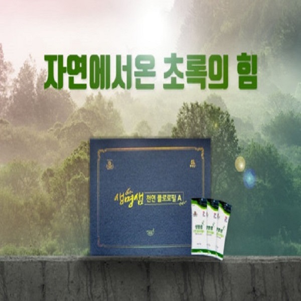 생명샘 천연 클로로필A <b>엽록소</b> 30포, 1개