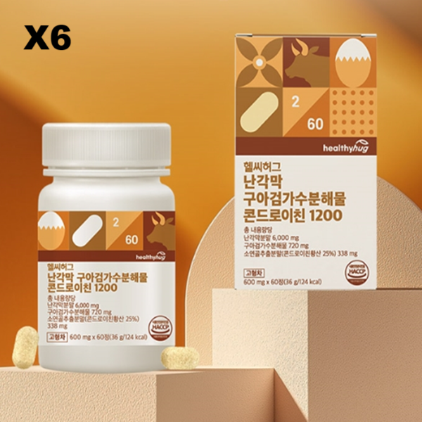 관절쫙 콘드로이친 뮤코다당단백 1200