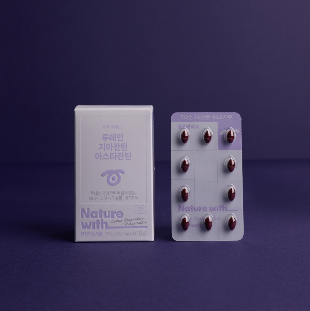 네이처<b>위드 루테인</b><b>지아잔틴</b> 아스타잔틴 60캡슐, 1개