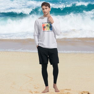 [SET] 남성래쉬가드세트 2피스 티셔츠+반바지레깅스