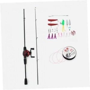 입문용낚싯대 굿캐스팅초보루어낚시풀세트베이트릴오색낚싯줄 WFKQR9M