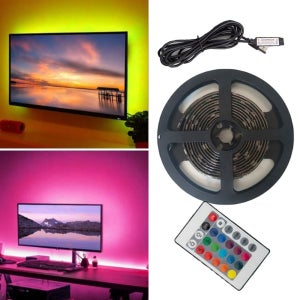 줄조명 붙이는LED SMD5050 RGB 5M 리모컨 무드라이트