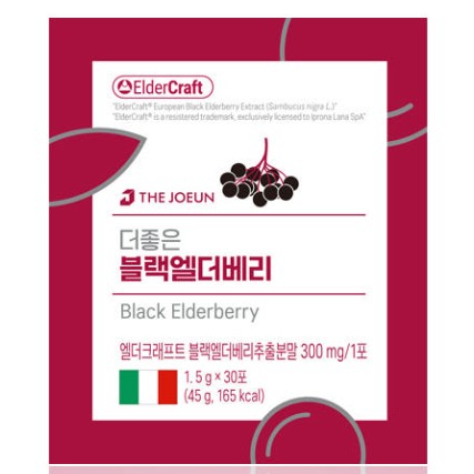 더좋은 블랙 <b>엘더베리</b> 1.5g x 30포, 1개