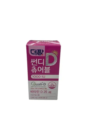 <b>더팜 썬디츄어블 1000IU</b> 90정 1개