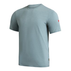 플로렌스마린엑스 Airtex® Short Sleeve Shirt - Heather Light Sea Blue