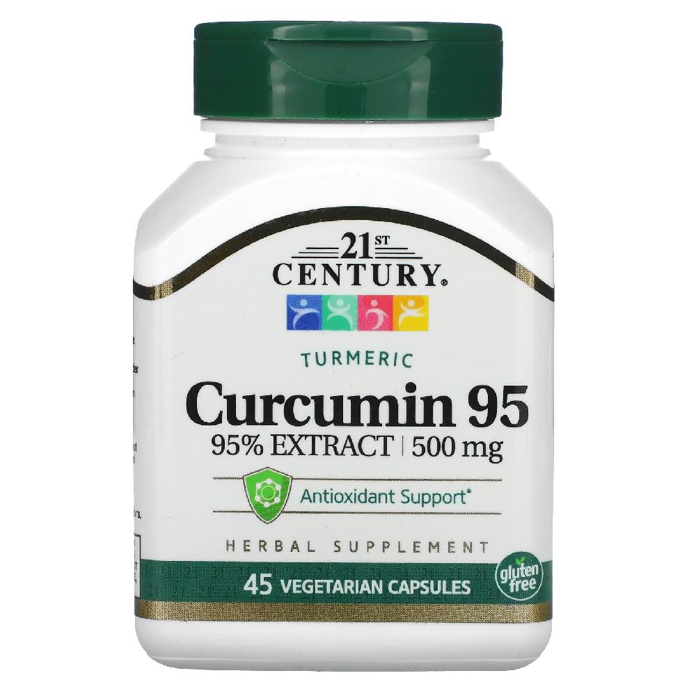 21세기 커큐민 <b>Curcumin 95</b> 500mg 강황 캡슐 45정