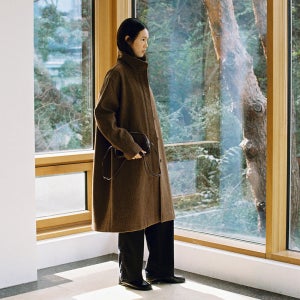 [아쎄르] Alden High Wool Coat (Brown)