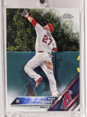 2016 TOPPS CHROME 탑스 크롬 마이크 트라웃 메이저리그 MLB 야구 카드 JOY