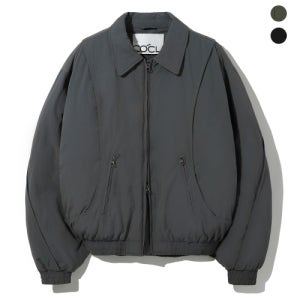 [커스텀어클락] 커브드 투웨이 항공 패딩 점퍼 다크그레이 COOSJP045DGRAY COOSJP045DGRAY