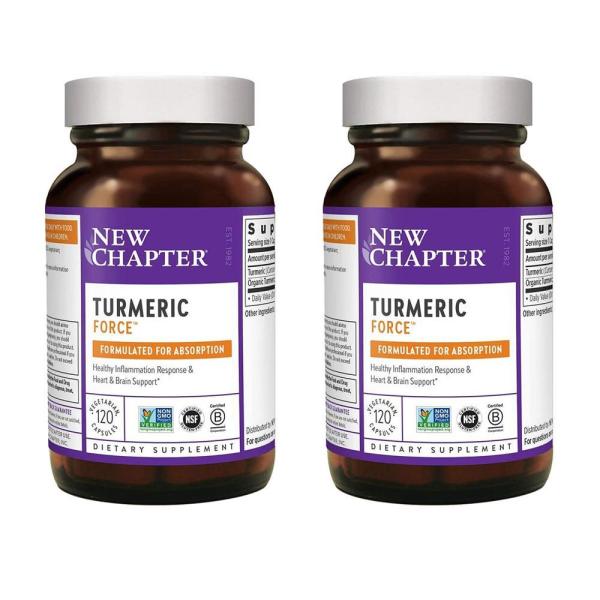 뉴챕터 <b>터메릭 포스</b> 캡슐 120정 2개