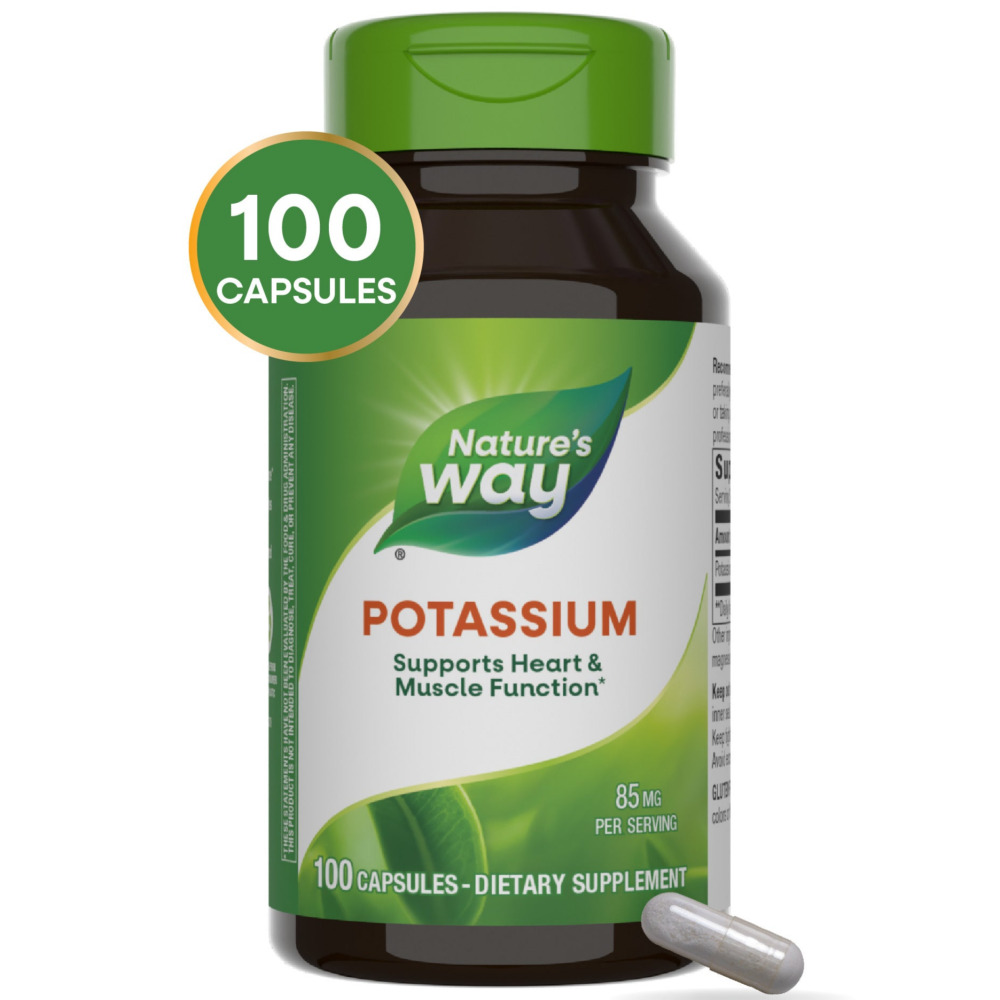 네이처스웨이 Natures Way 칼륨 99mg 캡슐 100정 NWY-41071  1개