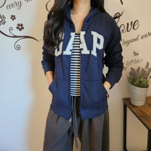 갭 여성 베이직 기모 후드집업 25SS 보이즈 148966079