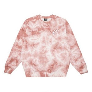 PXG M 말본골프긴팔 UQC M1323PFS03PNK M 로고 타이다이 크루넥 스웨트셔츠