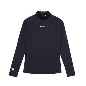 PXG M 말본골프긴팔티 UQC M2122PTL13NVY 스크립트 모크넥 티셔츠